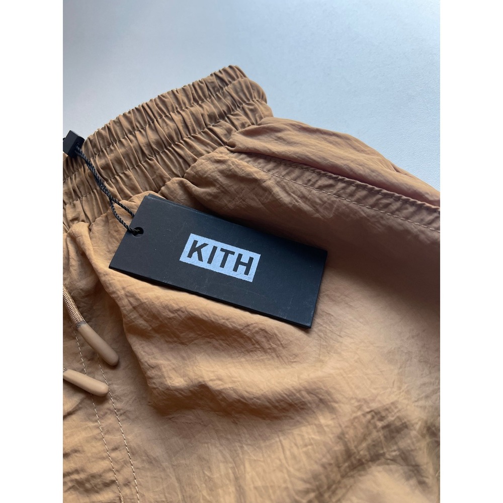 Kith Kids Chauncey Cargo Pant Teak Brown Nylon Size L 10/12 Unisex NEW - Picture 4 of 10